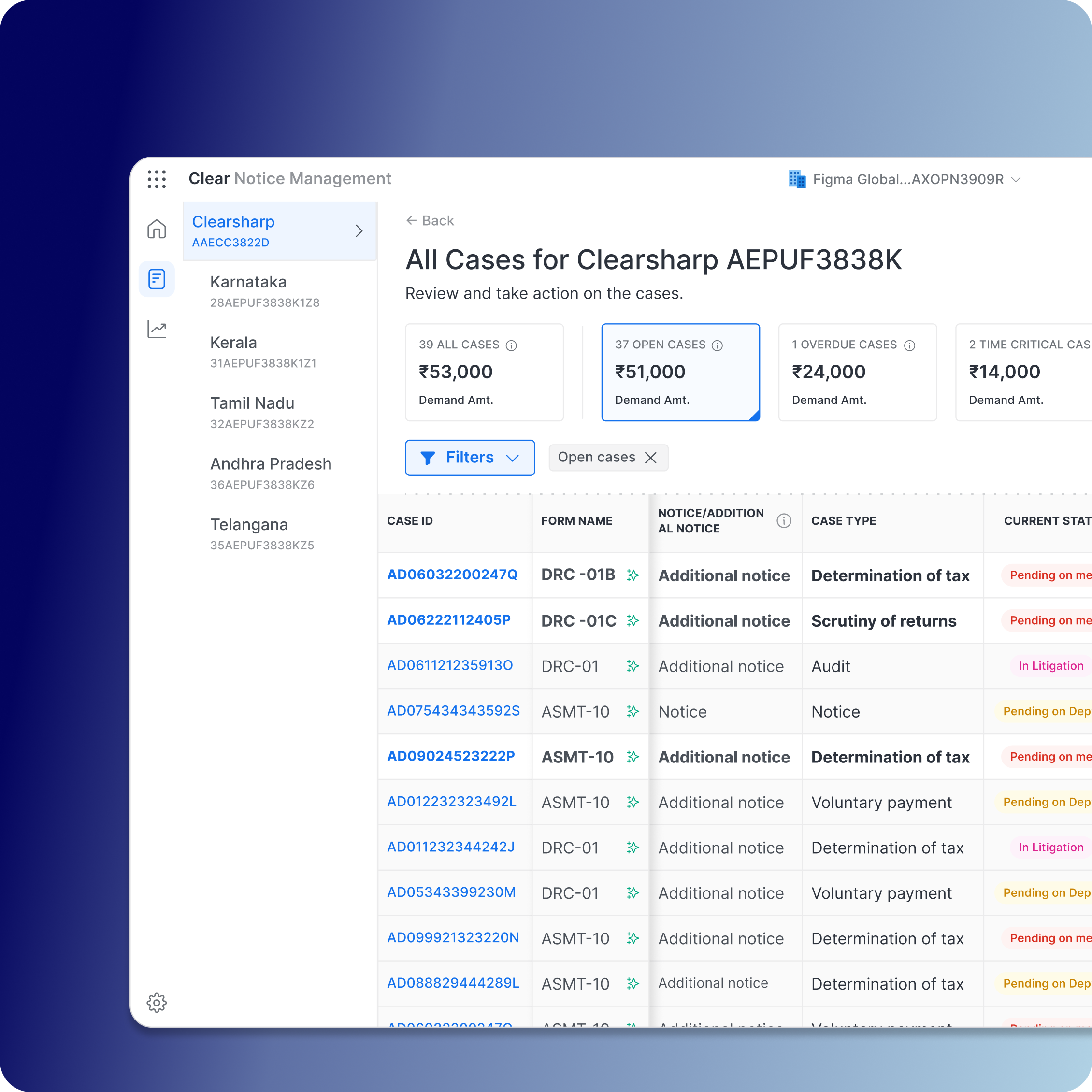 blurry photo of sunset over ocean with logo on top